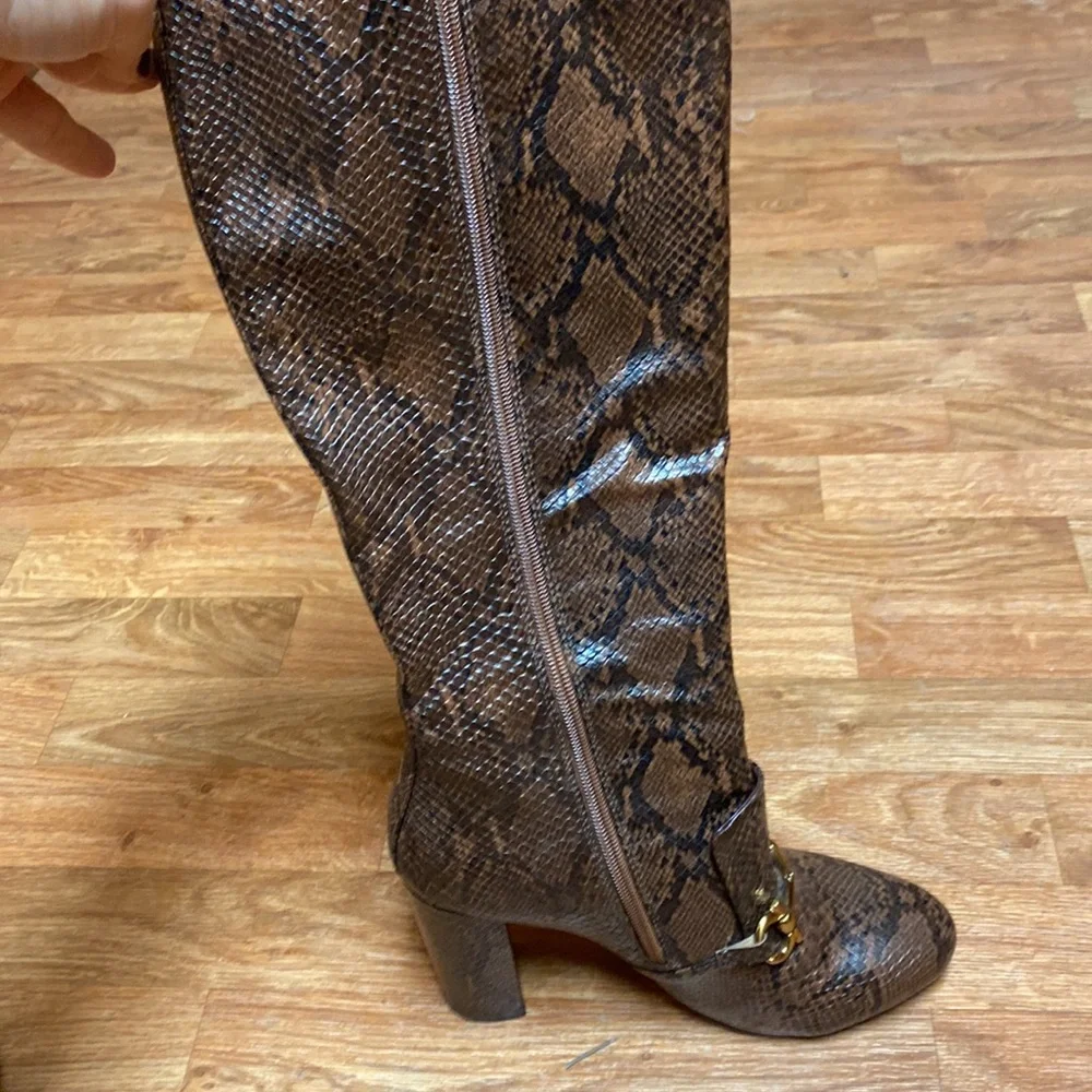 Kensie tall animal print boots zara style - Picture 4 of 9